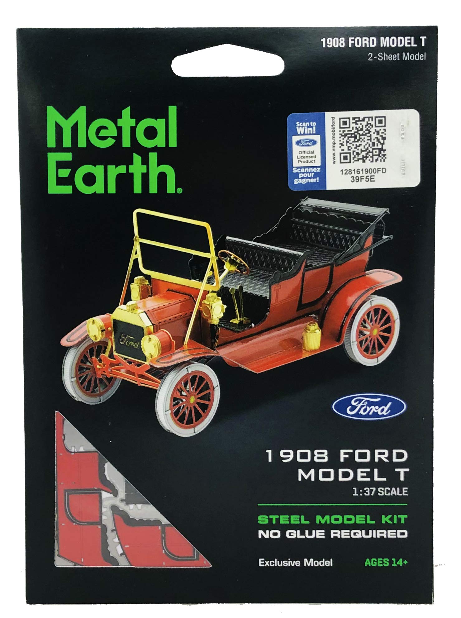 Amazon.com: Metal Earth Red Ford 1908 Model T 3D Metal Model Kit